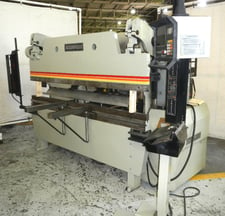 60 Ton, Accurpress #7608, Hydraulic Press Brake, 8' overall, 76" between housing, 8" stroke, 1997