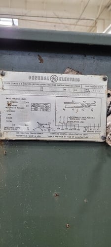 1500 KVA 12470GY/7200 Primary, 2300Y/1328 Secondary, 3 phase, Padmount Transformer