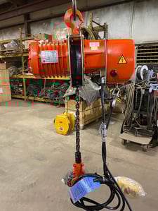 1 Ton, Black Bear Electric Chain Hoist, NEW in Stock at Houston Crane, Inc.