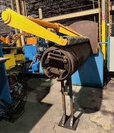 20000 lb. Strilich, recoiler, 72" wide, hydraulic expansion/grip, 60 HP DC Motor
