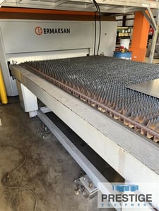 Ermak #Fibermak EFB 3000, 6' x12', Bekhoff CNC, upgraded cutting head (2018), IPG 3000 watt, auto pallet