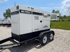 62 KW Multiquip #DCA70SSIU4F, trailer mounted, Tier 4F, sound attenuated enclosure, 120/240/480 Volts, 7544