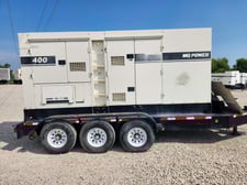 352 KW Multiquip #DCA400SSI4I, trailer mounted, Tier 4i, 277/480 Volts, 9090 hours, 2013, $85k