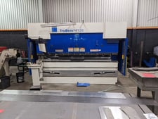 132 Ton, Trumpf #Trubend-3120, hydraulic, 4-Axis, 10.2' OA, 106" between housing, 2006