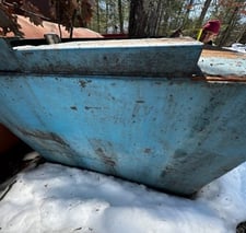 4700 gallon Above ground storage tank, Square Blue, 6' 2" L x 2' 5" W x 2' 8" H