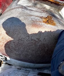 1000 gallon Underground storage tank, 11' 6" L x 4' W x 4' H