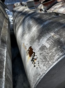 1000 gallon Above ground storage tank, 10' 7" L x 4' W x 4' H