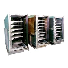 Grocery Display Freezer, Tyler, with 20 glass doors, Includes condensing unit w/compressor