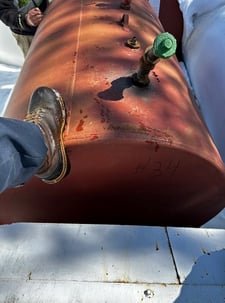 500 gallon Above ground storage tank, 5' 6" L x 4' W x 4' H