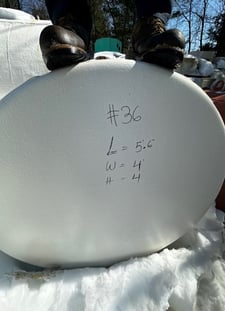 500 gallon Above ground storage tank, 5' 6" L x 4' W x 4' H