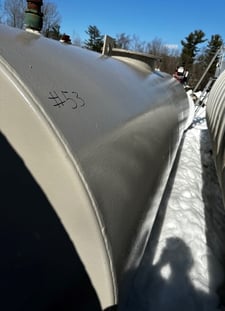 2500 gallon Above ground storage tank, 15' 3" L x 5' 4" W x 5' 4" H