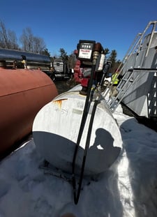 500 gallon Above ground storage tank w/ totalizer, 5' 5" L x 4' W x 4' H