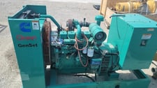 Image for 50 KW Onan #50DGCA, diesel generator set, 120/140 Volts, 3-phase, 102 HP, Cummins #4BT3.9G engine, open power skid