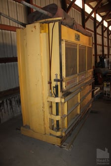 72" x 32" x 32" Harmony #M72, vertical cardboard baler, semi-auto bale eject