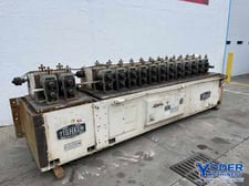 14 Stand, Tishken #24-HMW-1-1/2, rollformer, 1.5" shaft diameter, 9" horizontal centers, 4"-6" vertical