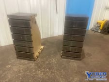 12" x 26" x 18" Giddings & Lewis, 7 t-slotted angle plate