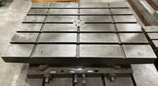 30" x 40" Devlieg, airlift rotary index table, 7 t-slots