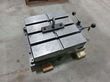 16" x 16" Devlieg, airlift rotary index table, 3 t-slots