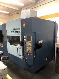 Matsuura #VX-1000, vertical machining center, 30 automatic tool changer, 40.1" X, 24" Y, 24" Z, 15000 RPM
