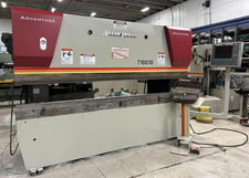 100 Ton, Accurpress #710010, CNC Press Brake, 10' overall, 100" between housing, 8" stroke, 2003