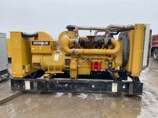 545 KW Caterpillar #C18, diesel generator, open skid, 480 Volts, Tier 1,17495 hours, 2006