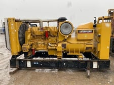 545 KW Caterpillar #C18, diesel generator, open skid, 480 Volts, Tier 1,9339 hours, 2006