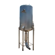 285 gallon Waukesha Cherry Burrell #AVC-Shut Height, Aro-Vac Flavorizer, 3' diameter x 5' 5" H inside