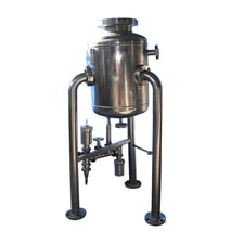 25 gallon Rossi & Catelli, Vacuum Chamber, 42 psi, 1" diameter w/ 4-1/2" diameter Flange inlet