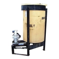 3" Warren Rupp #S05B2P2TPNS000, Double Diaphragm Pump, 14 GPM max, 100 psi, 0.125" solids handling, 2007