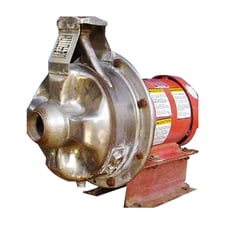25 GPM, Itt Bell & Gossett Bell & Gossett #1X1-1/2X80T, Centrifugal Pump, 1 HP, 1745 RPM, 175 psi, 50' Head