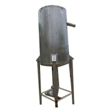 265 gallon APV, Stainless Steel Pressure Vessel, 60 psig @ 350 F, 36" diameter, 60" sidewall height