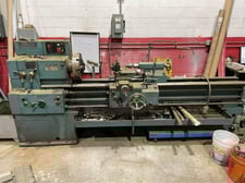 20" x 80" Tos #SN50C, 27" swing in gap, 22-2000 RPM, 3 & 4-Jaw, taper, steady rests, 7.5 HP, 1990