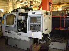 Ganesh #Cyclone-32CS, 7-Axis, 1.25", (27) total tools, chip conveyor, parts conveyor, 10 HP, 2008