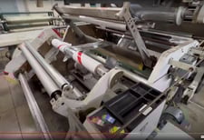 Kidder #660, 45" automatic rewind with splicer