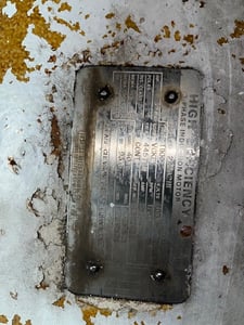 200 HP 1770 RPM Toshiba, Frame 445TSD, 460 Volts
