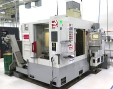 Haas #EC-400, CNC horizontal machining center, 20" X, 20" Y, 20" Z, 12000 RPM, 60+1 automatic tool changer