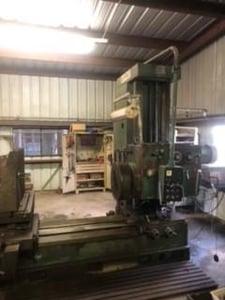 3" Summit #HBM-3, table type horizontal boring mill, 43" x35" rotary table, 3-Axis digital read out