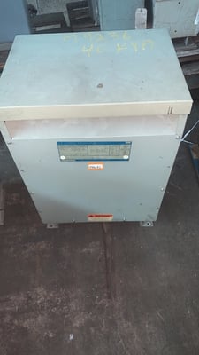 40 KVA 460 Delta Primary, 230Y/132 Secondary, General Electric, dry type