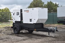 80 KW Generac, generator, enclosure mounted on trailer, #090018
