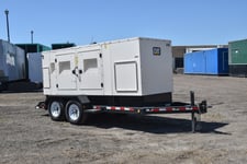 182 KW Caterpillar, generator, enclosure mounted on trailer, #090010