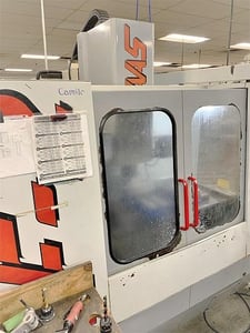 Haas #VF-2, CNC vertical machining center, 30" X, 16" Y, 20" Z, 7500 RPM, 20 automatic tool changer, Cat 40
