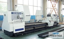 63" x 236" Tru-Turn #CKD CNC, 49" swing over cross slide, 4-Jaw 55" chuck, steady rest, Fanuc 0i, 2023, #32600