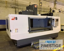 Haas #VF-9/40, vertical machining center, 84" X, 40" Y, 30 station automatic tool changer, wireless probing