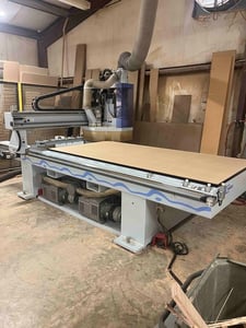 Vantec #BHP-007/480, CNC Router, 4x8 Table, 13 HP HSK 63F spindle w/ air blast nozzle, 2009