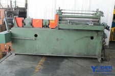 48" x 16" gauge Bradbury, 5-roll straightener with edge guides, L to R, 10 HP, #64616