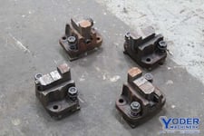 5" x 2" 4-Jaw chuck, 2" travel, 5-1/2" hole center, #72354