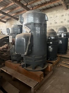 300 HP 1770 RPM General Electric, Frame 6288P24, VSS, vertical solid shaft, 460 Volts