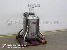 132 gallon Jaygo #APF, 500 liter insulated agitated self contained press/vacuum filtraion & drying system
