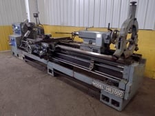 27" x 120" Hercules Ajax #HR3000, heavy duty engine lathe, 18" chk, 3-jaw, 4" spindle hole, 16" Steady Rest