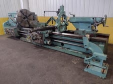 42" x 120" Ryazan #1N65, heavy dutyy engine lathe, 39" chk, 4-jaw, 4.5" hole, 5-500 RPM, 16" Steady Rest, 10"